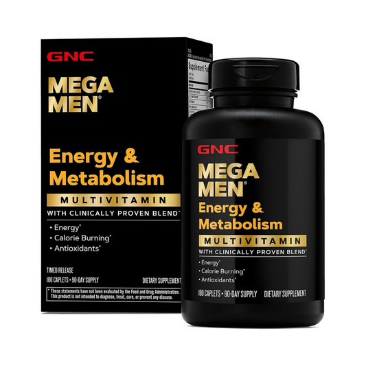 GNC Mega Men Energy & Metabolism Multivitamin for Men, 180 Count